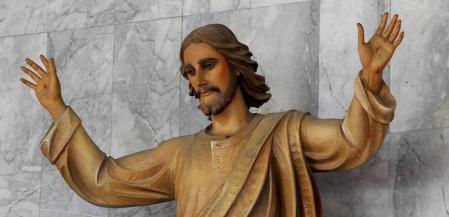 At the shrine of Blessed Nicolas Bunkerd Kitbamrung in Sampran, Thailand