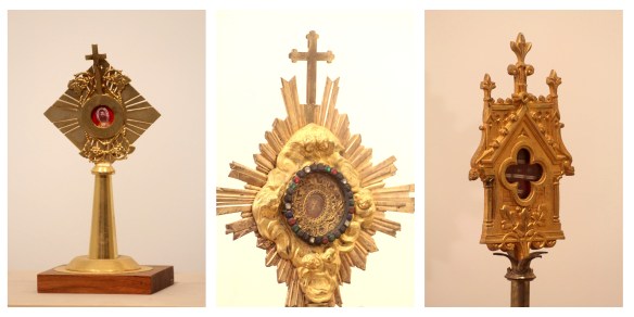 Monstrances from the time of Blessed Nicolas Bunkerd Kitbamrung in Sampran, Thailand