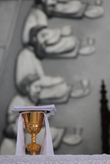 At the Shrine of Mary (Annai Velangkanni) in Medan, Sumatra, Indonesia