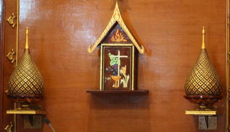 At St Nikolaus Church in Pattaya, Thailand