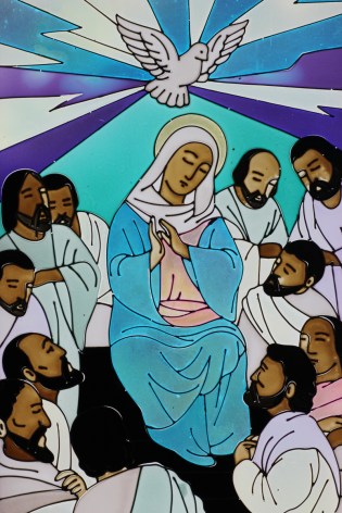 At the Shrine of Mary (Annai Velangkanni) in Medan, Indonesia