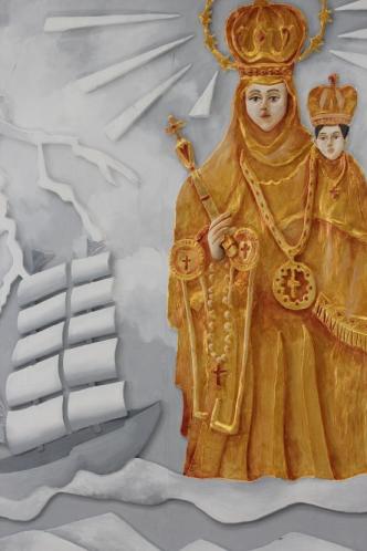 At the Shrine of Mary (Annai Velangkanni) in Medan, Sumatra, Indonesia