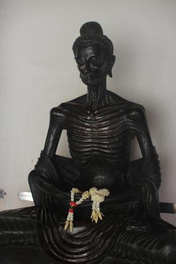 Buddha before Enlightenment: at Wat Benchamabophit in Bangkok, Thailand