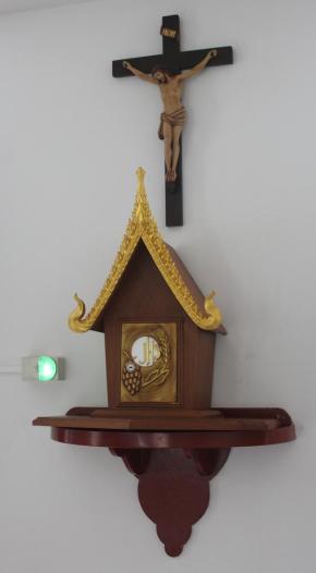 At the chapel of the Redemptoristine community in Bangkok, Thailand