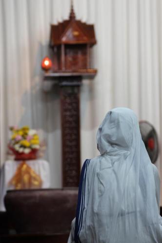 At St John Catholic Church in Siem Reap, Cambodia