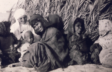 Little Sister Magdeleine with friends at Sidi Boujnani