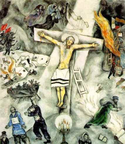 'White Crucifixion' by Marc Chagall: Jesus, the Cross, pogroms, not to say the least of the Shoah