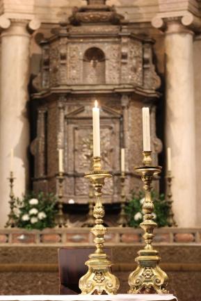 At Jerónimos Monastery in Lisbon, Portugal