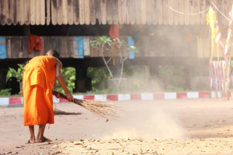 At Lolei in Roluos, Cambodia