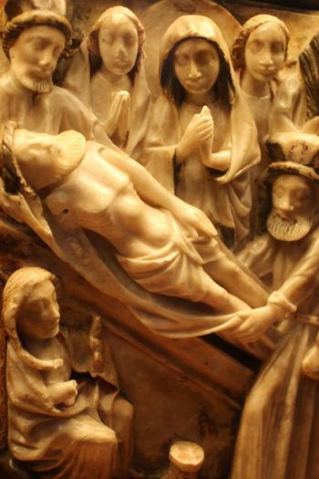 At Carmo Convent in Lisbon, Portugal