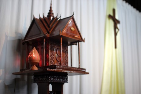 At St John Catholic Church in Siem Reap, Cambodia At St John Catholic Church in Siem Reap, Cambodia