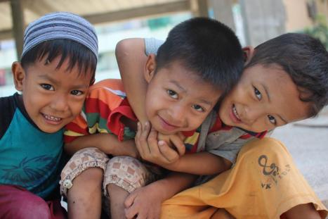 At Darulaubaror Mosque in Pattaya, Thailand