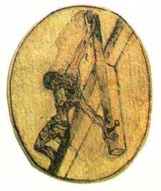 Crucifixion sketch by John of the Cross
