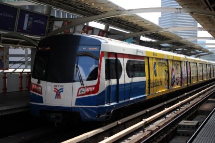 Sky-train in Bangkok, Thailand
