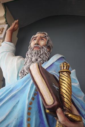 At the shrine of Mary Annai Velangkanni in Medan, Indonesia